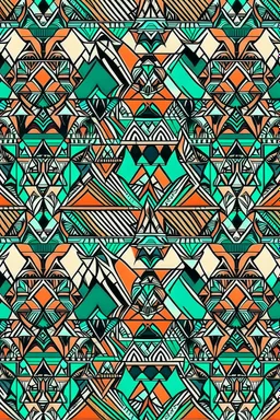 Fashion pattern, fabrics, geometric, tilable, all over, textile design, streetwear, africa