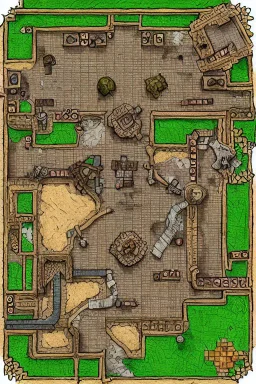 dnd, fantasy, battlemap, map of a tavern, top-down, demonic tavern