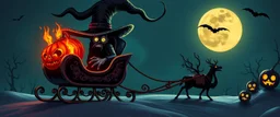 scary beholder eye tyrant Halloween sleigh carol