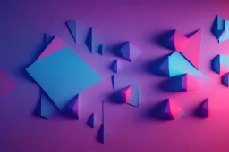 background geometric installation abstract rgb 3D