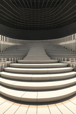 3 D-shot amphitheater and stage