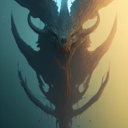 Fluid ink creature, anatomically correct,mysterious, dramatic backlighting, intricate,dream, artstation, concept art, smooth, sharp focus, illustration,mythical,beatiful colors