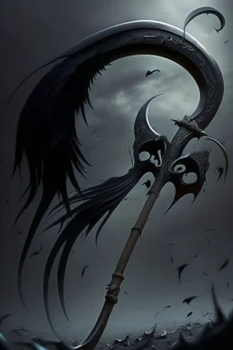 black big scythe