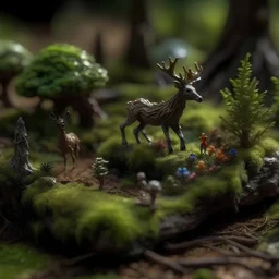 A miniature enchanted forest where macro photographers can discover a hidden world of mystic creatures, each with their own unique characteristics and abilities.