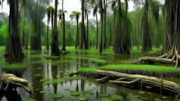 A hundred million years ago in a swamp park