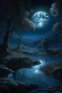 Moonlight,serenity,(((romantic surrealism)) (((complex details))),((masterpiece)),ultra-detailed, maximalistic. complex details, high detail, perfect proportions, clear focus, fine details, complex mesmerizing (((masterpiece))), pure perfection, close-up scene, super-detailed atmospheric details, complex masterpiece, saturated colors,(intricate details), breath of nature, Saturated colors,(((strong contrast,bright lighting))),(((bioluminescence))),🌹 🖼,(((fascinating lantern with bioluminescent