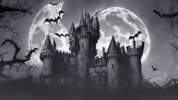 dark Vampire castle, comic style