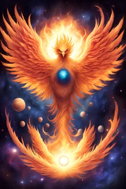 Phoenix emerges from the cosmic egg