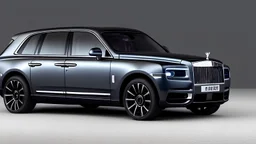 Black Luxury Rolls Royce Cullinan 3D Max Render, Photorealistic, 4K, Ultra Detailed,