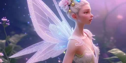 crystal subtle flower in a galactic ambiance beautiful fairy, transparent, delicate colors, in the foreground, full of details, smooth，soft light atmosphere, light effect，vaporwave colorful, concept art, smooth, extremely sharp detail, finely tuned detail, ultra high definition, 8 k, unreal engine 5, ultra sharp focus