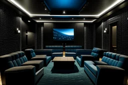 a dedicated home cinema room