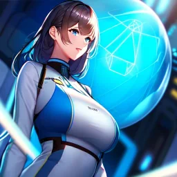 Clear Focus, High resolution, girl, atomic-bunker, extremely detailed digital painting, extremely detailed face,