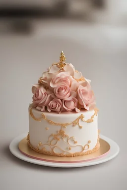 Cake in the shape of necklace