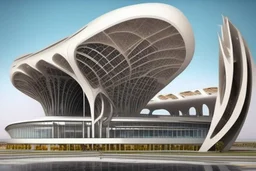 Worlds best building design for a an airport. Unique and brilliant architectural design similar to Taj mahal.