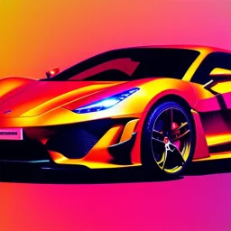 fullbody Drawing of 'sketch of SUperCar',intricate detail,andrea bonelli,Kilian Eng,Ohrai,evan lee,Aleksandr Sidelnikov,KyuYong Eom,three quarters frontal aerial view,toned colors,16k