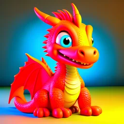 cute dragon 3D
