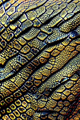 Lizard skin close up