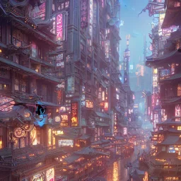 Tokyo, Japan carved from intricate wood, ornate, magical, with cotton candy cherryblossom trees, 8k resolution, high-quality, fine-detail, intricate, digital art, detailed matte, volumetric lighting, illustration, 3D octane render, brian froud, howard lyon, selina french,