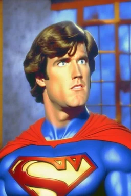 tucker carlson as superman on ait