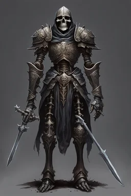 dark age armored skeleton knight , death incarnate