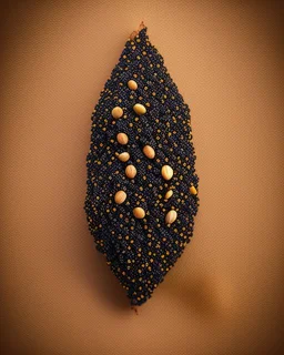 perfect fine whole Black pepper seeds. Realistic photo. HD. Glowing. 3d style