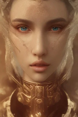 portrait elf warror, 8k resolution, high-quality, fine-detail, intricate, fantasy art, detailed matte, volumetric lighting, illustration, 3D