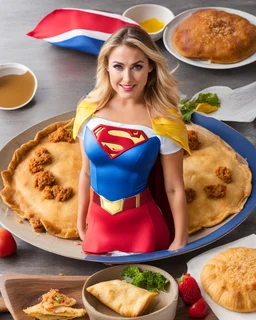 National Empanada Day with Supergirl