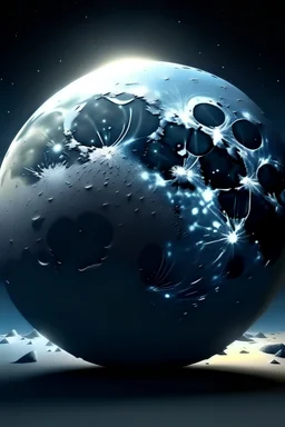 3d animated moon hd creative