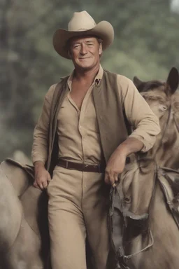 generate an image of John Wayne when he was 10