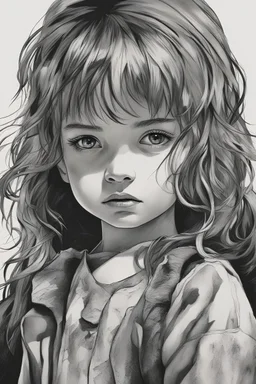 "(high resolution) (dramatic portrait), (little girl), (harsh light), ((up the nose:1.25)), (intense shadows), (contrasting tones), (close-up), (edgy expression), ((emphasized features)), striking eyes, (unique angle), (bold composition), (intense mood), ((contoured features)), (strong personality), (realistic skin texture), (professional photography), (edgy fashion), (creative makeup), ((intense gaze)), (fierce beauty), (sharp details), ((fashion model)), ((high cheekbones)), (intense highlight