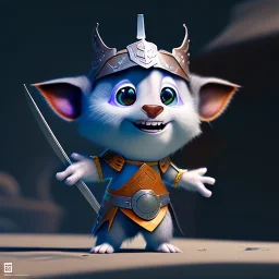 Concept art of Little warrior (Pixar art style)++, highly detailed, digital painting, art stations, concept art, smooth, unreal engine 5, god rays, ray tracing, RTX, nanite polygons, lumen lighting, ultra detail, volumetric lighting, 3d, detailed anime, finely drawn, high definition, high resolution, cartoon [ animation, cartoon, drawing, painting, low res, cropped, watermark, jpeg artifacts, low quality, normal quality, bad anatomy, text error, worst quality, blurry thousa