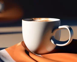 Cappuccino in mug