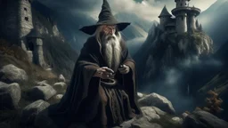 the ancient sorcerer in the citadel in the mountains