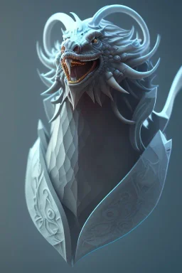 clean art of fantasy creature , soft lighting, soft pastel gradients, high definition, 3d icon clay render, blender 3d