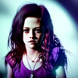 Kristen stewart toddler, full body, dramatic lighting, hyper realistic