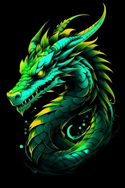 epic phosphorescent dragon logo