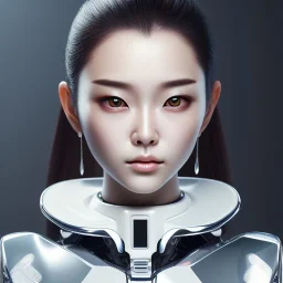 beautiful smooth realistic Japanese cat woman robot, body and face, cat aye, extremely sharp detail, finely tuned detail, ultra high definition, 8 k, unreal engine 5, ultra sharp focus, accurate wings