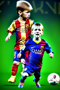 Messi at 3 years old