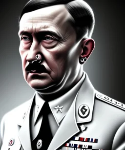 Adolf Hitler portrait A portrait, atmospheric, realistic, unreal engine, cinematic lighting, octane render.