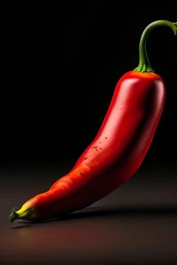 un peperoncino lungo rosso