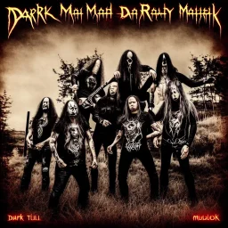 dark road metal music album cover