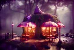 Magical fantasy fairy cafe