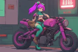 motocycle bulma cyberpunk