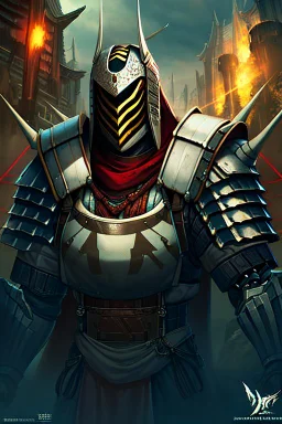 Cybernetic samurai wearing biomechanical armor, photorealistic