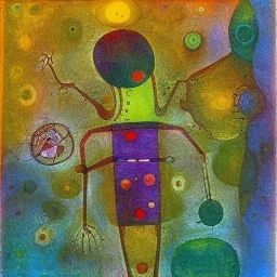 Cosmic Plankton by Paul Klee