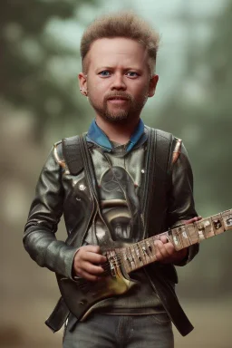 Metallica toddlers, steampunk, bokeh,hyper realistic