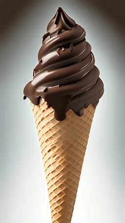 Chocolate Ice cream cone