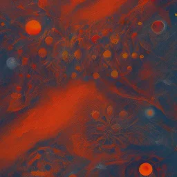  pastel colors, abstract art , red, orange, white,brown,son, earth, wod, trees, flowers, forest