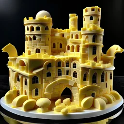 castle made of cheese