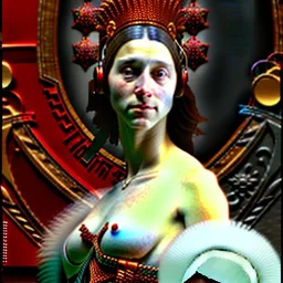 Epic massive Portrait of voloptuos beautiful Woman estilo Jean Auguste Dominique Ingres 4k